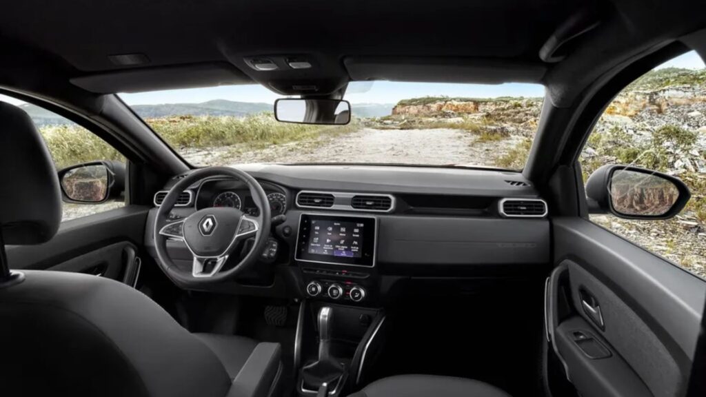 Interna do Renault Duster.