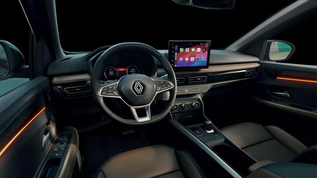 Interna do Renault Kardian 2026.