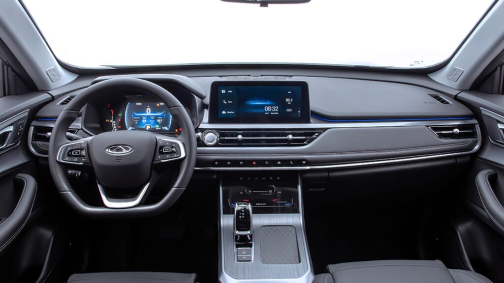 Interior do Caoa Chery Tiggo 5X 2025.