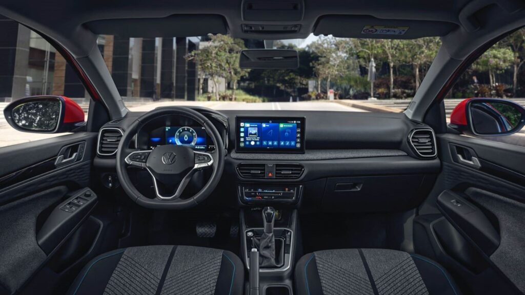 Interna do Volkswagen Tera Comfort 2026.