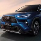 Toyota Yaris Cross 2026 azul.