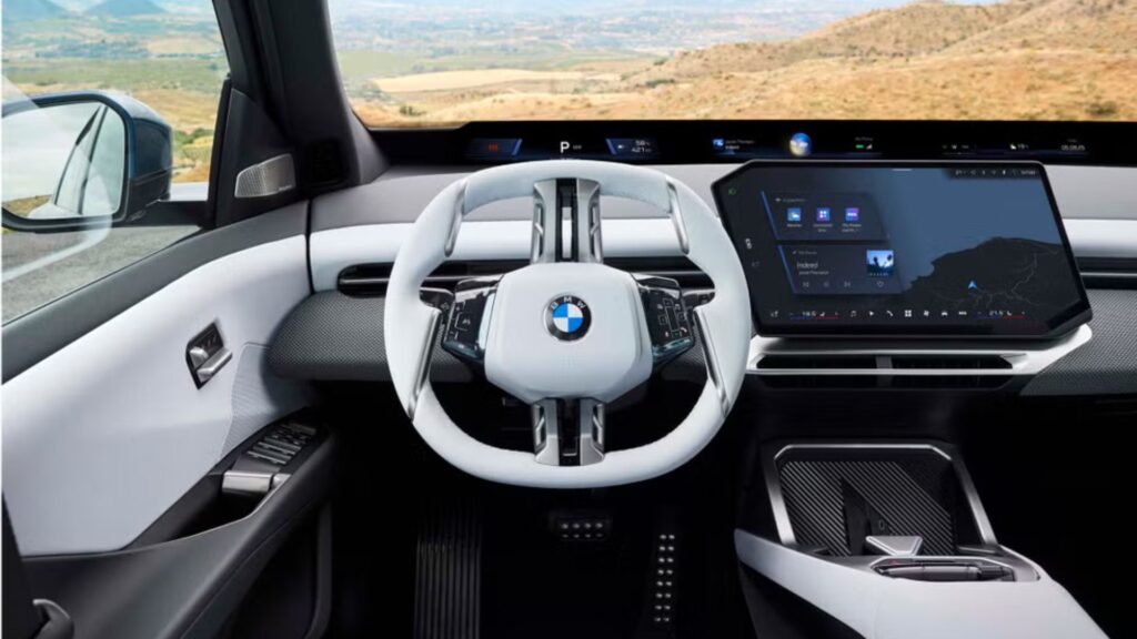 Interna da BMW iX3 2026.