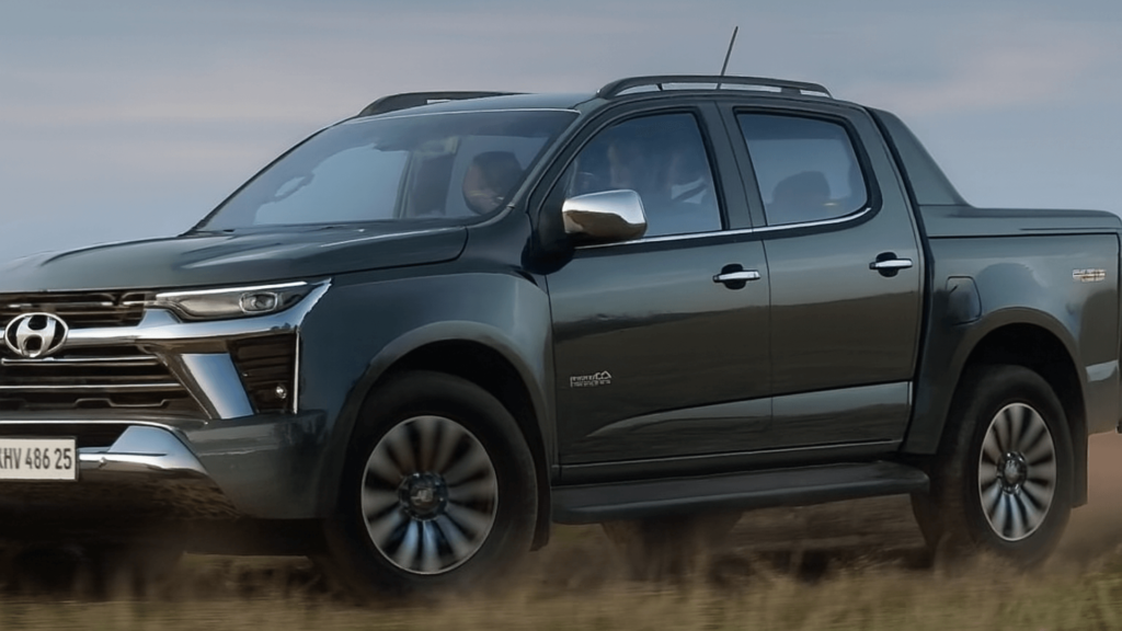 Nova caminhonete da parceria entre Chevrolet e Hyundai.