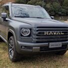 GWM Haval H9 2026 cinza parado na diagonal.