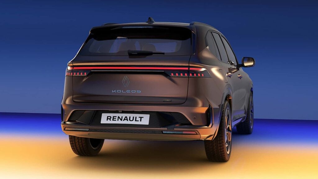 Traseira do Renault Grand Koleos.