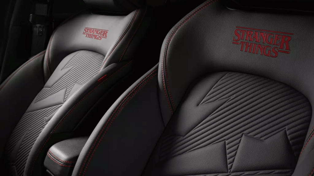 Bancos do Fiat Pulse Abarth Stranger Things.