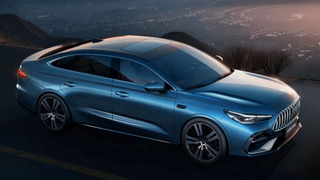 Geely Galaxy Starshine 6 parado na diagonal.