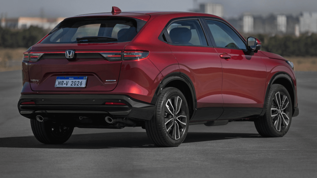 Traseira do Honda HR-V Touring.
