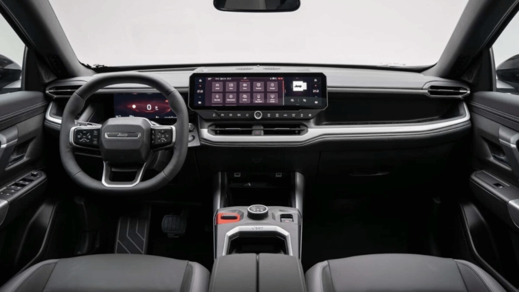 Interior do Jeep Compass 2026.