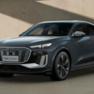 Novo SQ6 Sportback e-Tron cinza.
