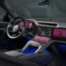 Central multimidia da nova Porsche Cayenne elétrica.