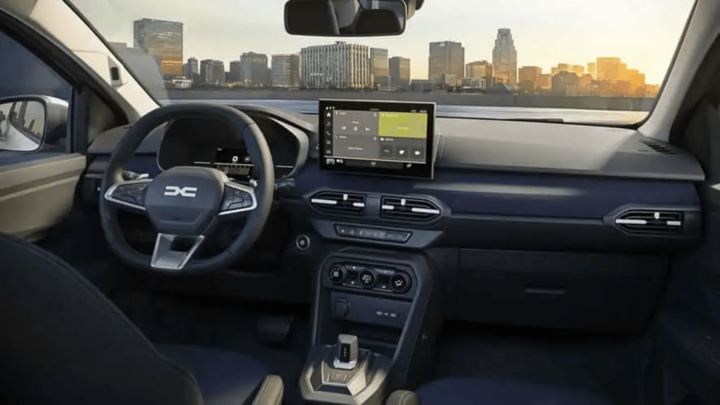 Interior do Renault Logan 2026.