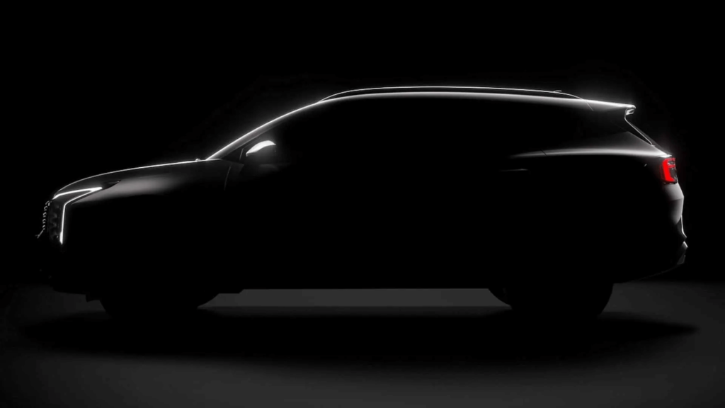 Kia Sportage 2026  em um fundo preto.