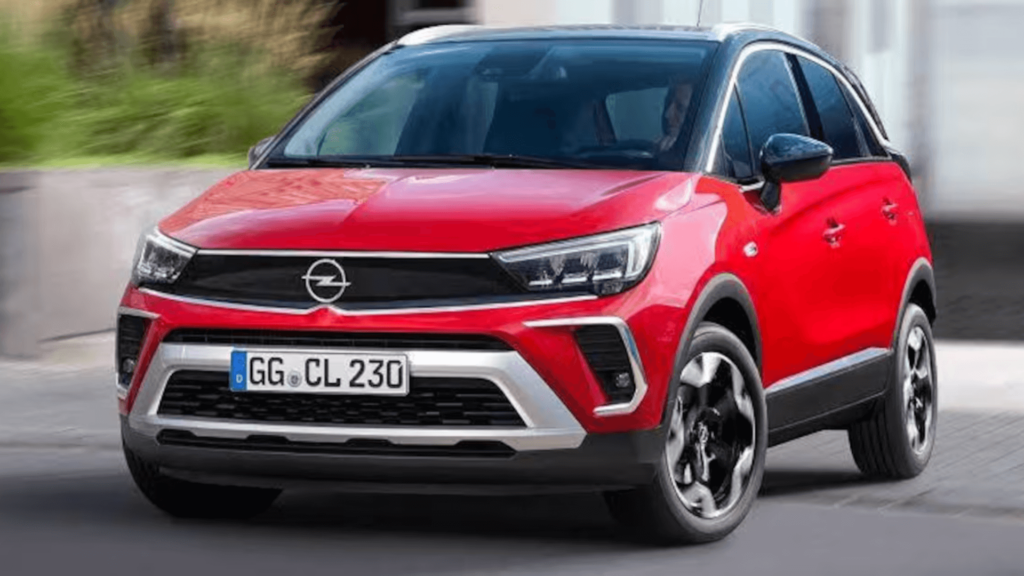 Carro vermelho da Opel vermelho.