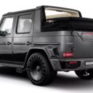 Mercedes-AMG G 63 preto conversível.