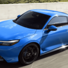 honda prelude 2026 azul em movimento na estrada
