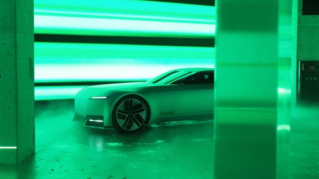 Carro da Jaguar verde.