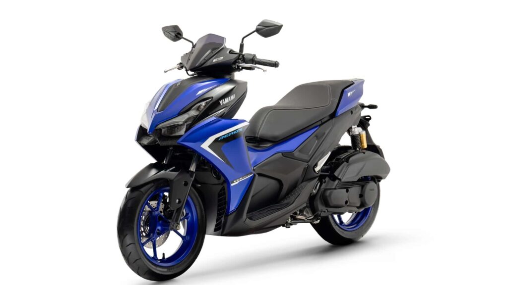Yamaha Aerox Azul.