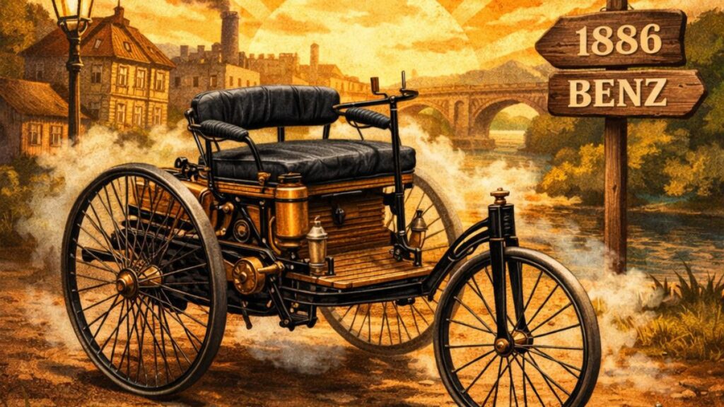 Carro antigo da Mercedes-Benz