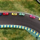 carros em pista de corrida